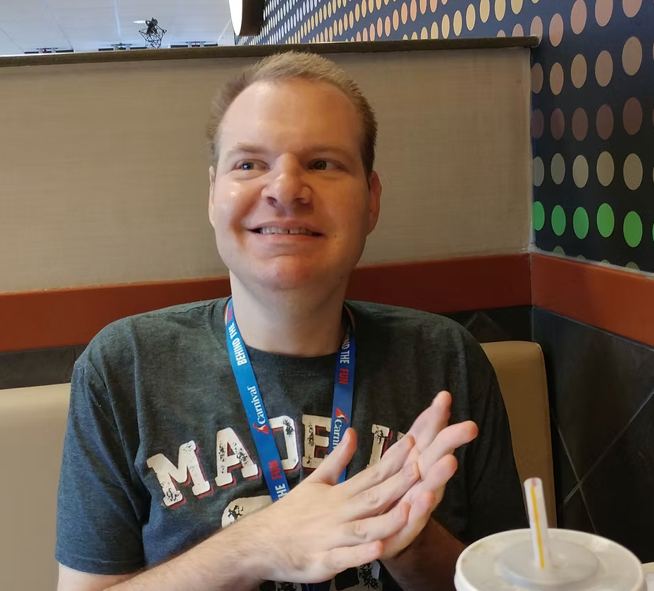 A man with autism